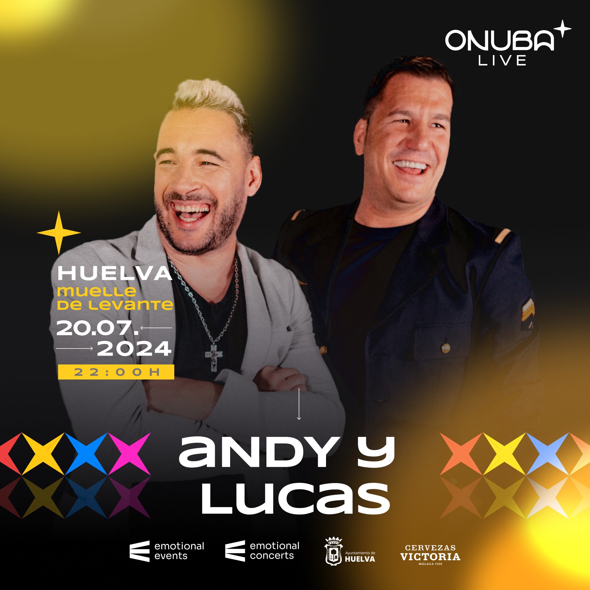 Lee más sobre el artículo Concierto Andy y Lucas: Huelva | 20 de julio – Entradas